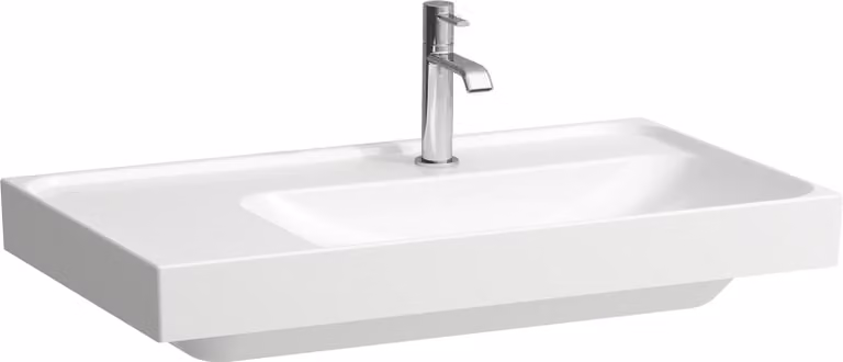 LAUFEN MEDA lavabo, encastrable, 800x460mm, tablette à gauche, 1 trou pour robinet, sans trop-plein, H8171154001111, H8171154001111