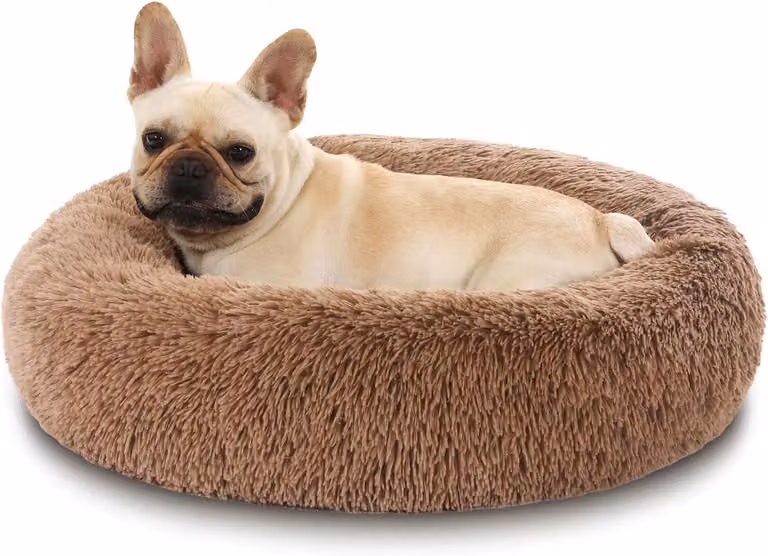 Cuccia confortevole per cani e gatti, diametro 40 cm, rotonda, calda, anti-ansia, per animali domestici