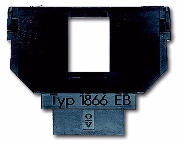 Base Busch-Jaeger per il 1758... f. Mod. jack 6+8poli 1866 EB