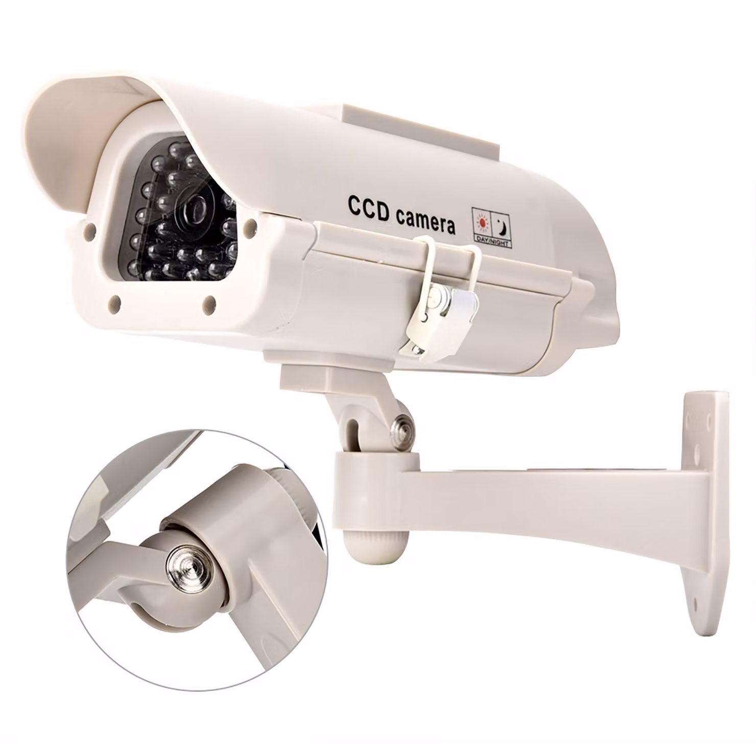 Macchina fotografica falsa, macchina fotografica fittizia, macchina fotografica di simulazione, monitor falso, macchina fotografica falsa con la luce del LED