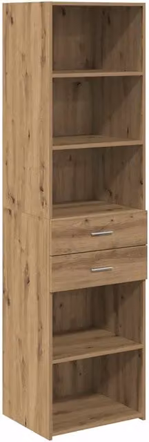 Credenza | Madia | Buffet da pranzo | Armadio da pranzo con cassetto Rovere artigianale 50 x 42,5 x 185 cm