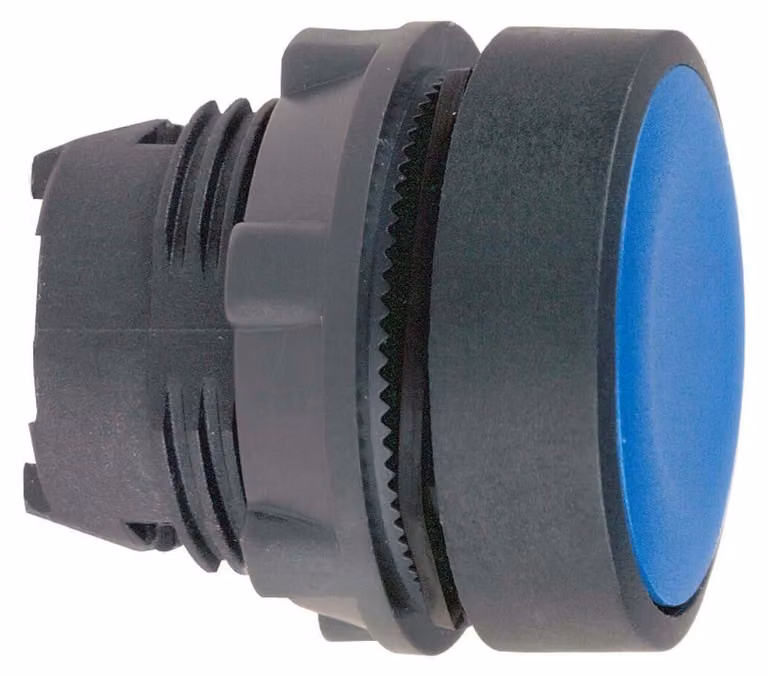 Pulsante piatto, bl - Pulsante controller blu IP66 ZB5AA6