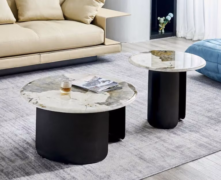 Couchtisch Luxus Marmor Wohnzimmer Design Kaffeetisch Möbel