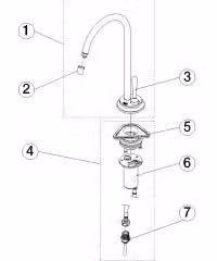 Dornbracht 17872809-28 Distributore Di Acqua Fredda Vaia 17872809