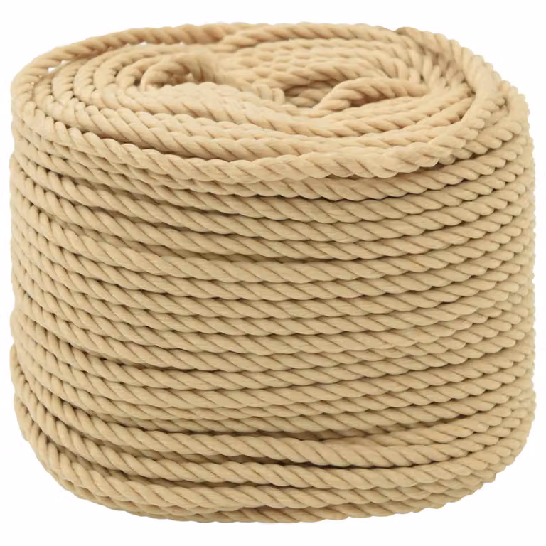 Corda multiuso vidaXL in plastica beige e marrone, diametro 5 mm, lunghezza 25 m