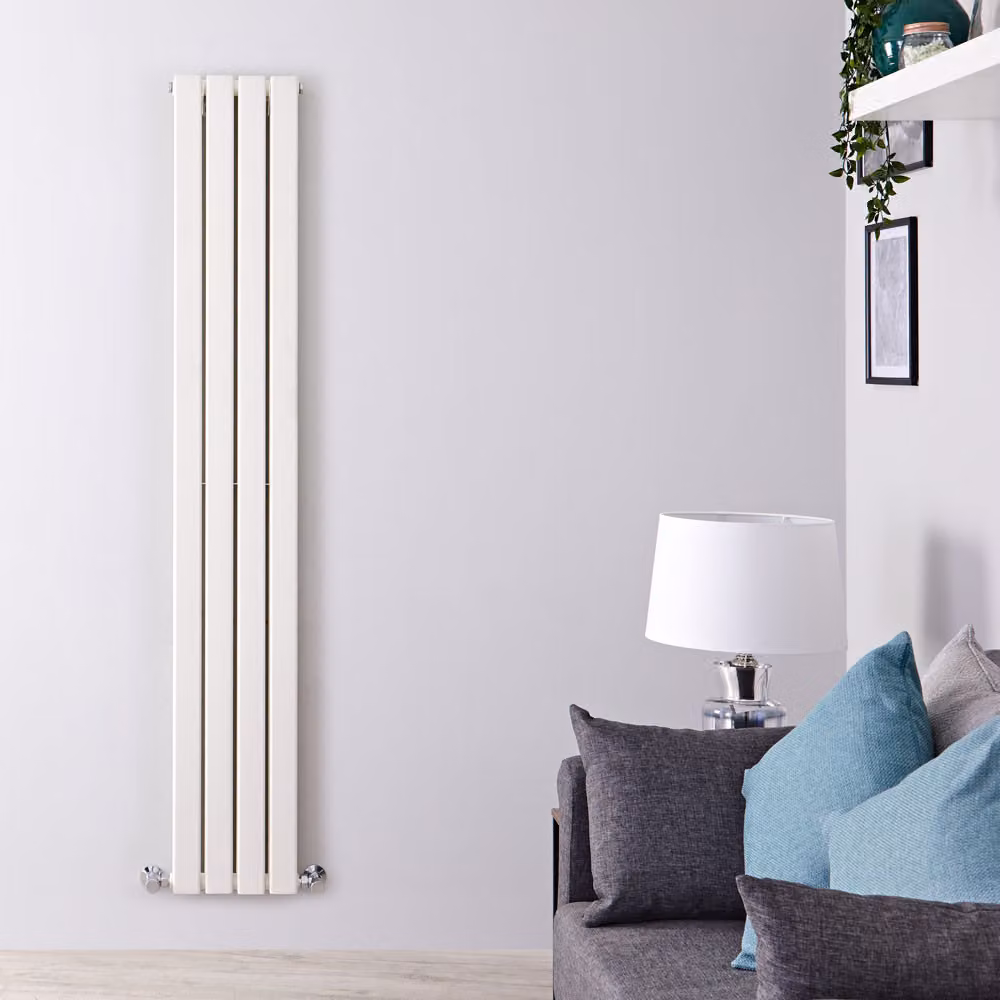 Radiatore Verticale Doppio Design Bianco 1600x280mm 700W - Compatto - Delta