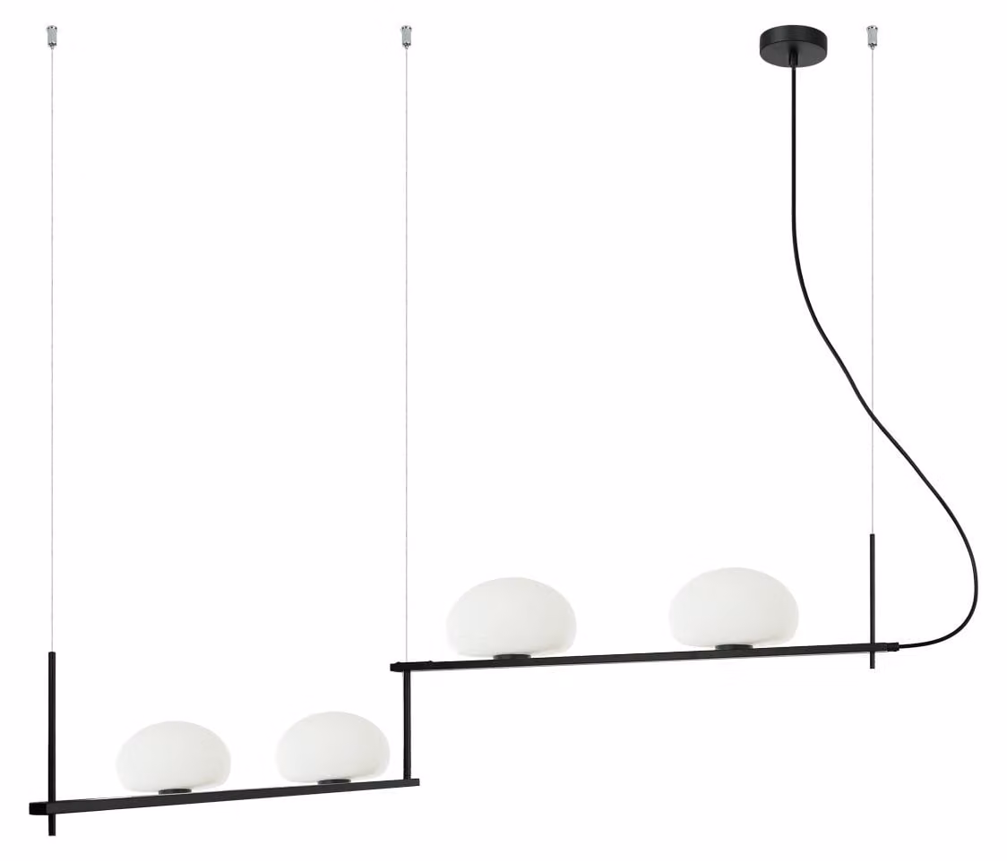 KERNIO PND-357784-BK+W lampada a sospensione Italux