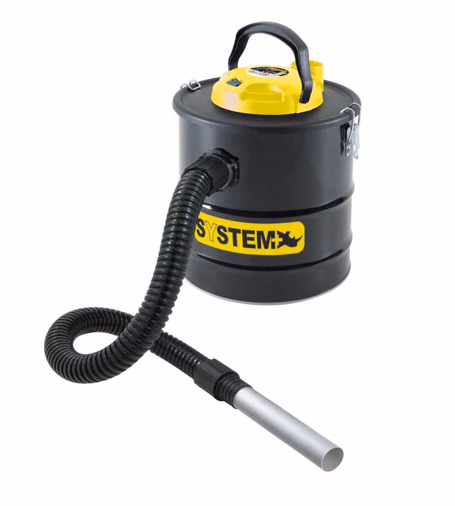 System+ Aspiracenere - Nero e Giallo - D. 26 x H 28,5 cm