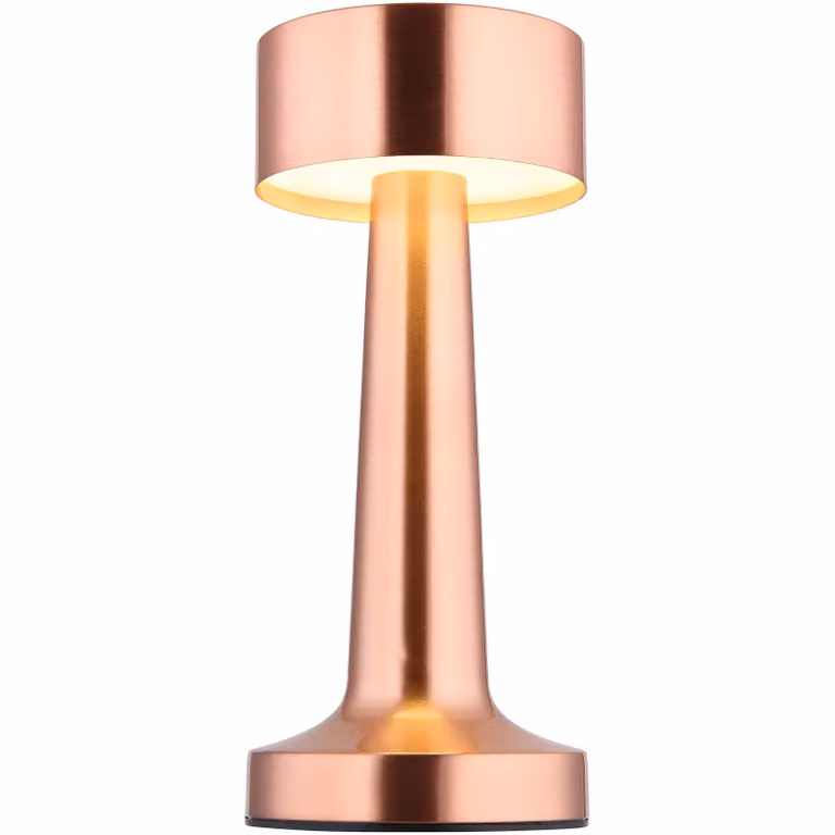 Lampada da tavolo senza fili con batteria ricaricabile touch dimmer lampada da tavolo dimmerabile rame 58463K