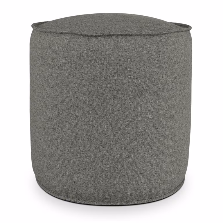 Pouf Rotondo da Interno & Esterno Piuma M Tortora