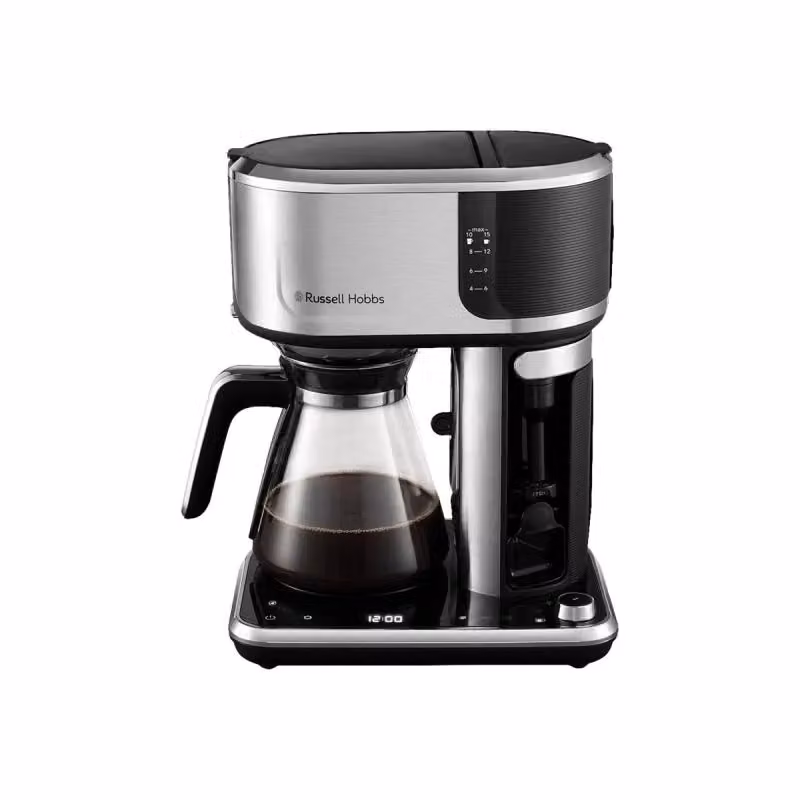 Macchina da caffè Russell Hobbs Attentiv in acciaio inossidabile e argento con caraffa in vetro – 2