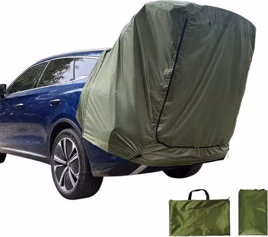 Tenda per Auto SUV - Tenda per Autoportata - Tenda per Auto - Con Cappotto - Installazione Facile - Resistente ai Danni - Verde