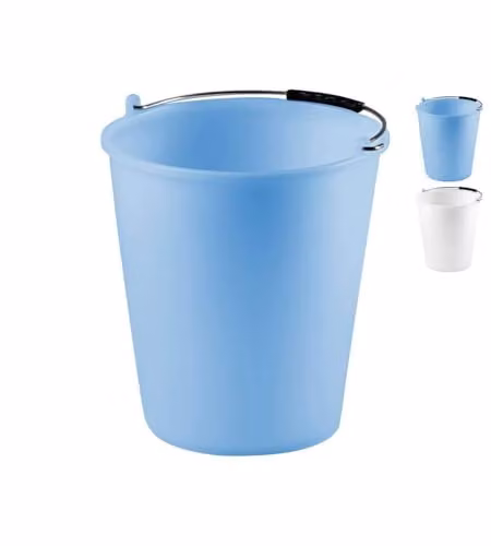 Stefanplast Secchio in Polietilene - Azzurro o Bianco - 18 l