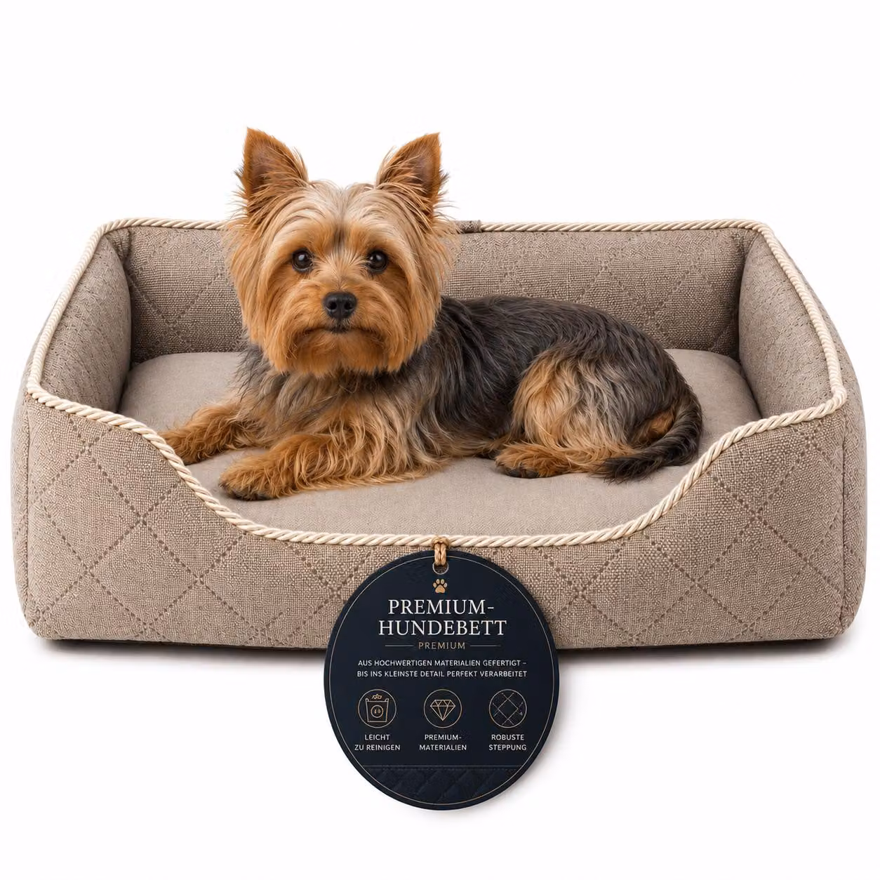 Divano per cane cuccia lavabile rivestimento sfoderabile tessuto da arredamento S 55x45 cm
