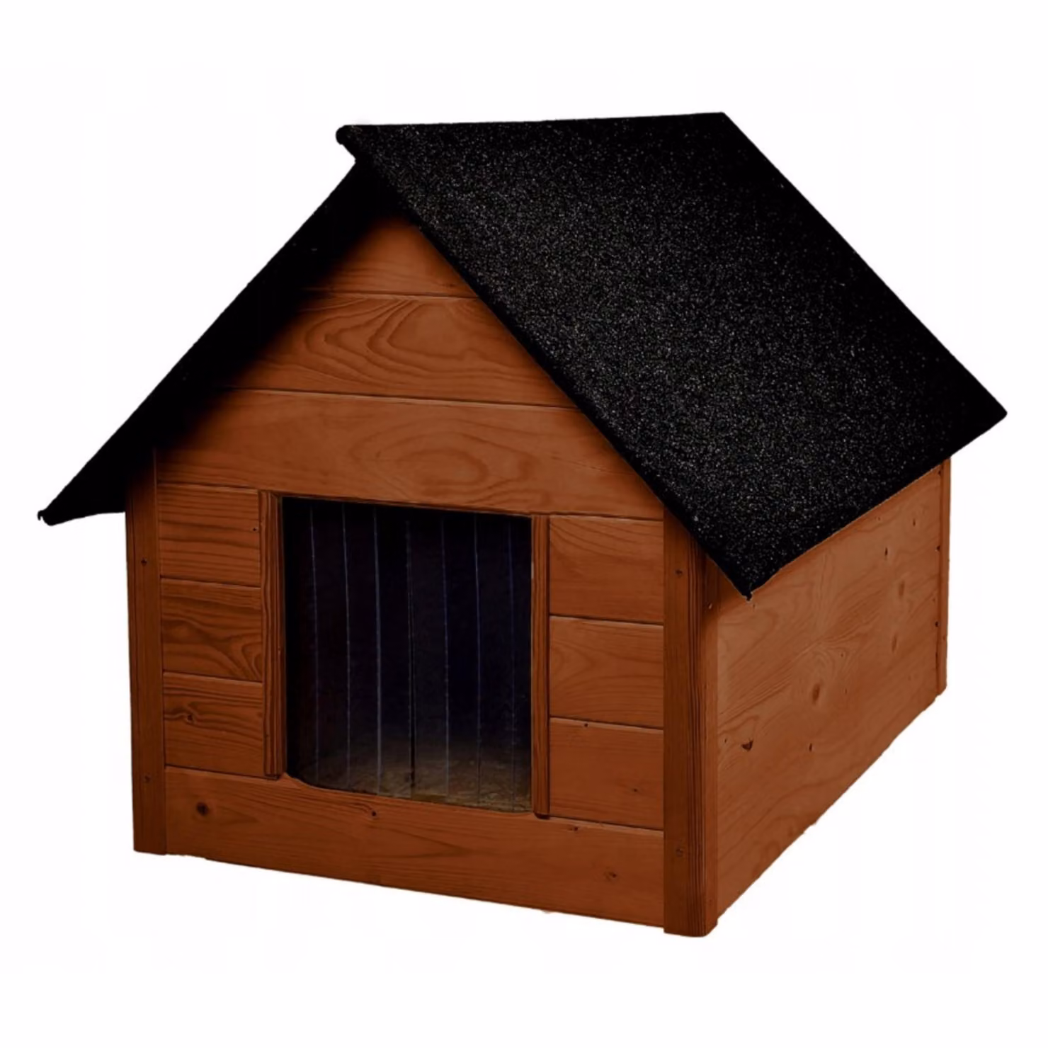 Cuccia isolata per cani con cuscino reclinabile | Colore palissandro | Ideale per giardino e terrazza | Comfort in estate e in inverno | Robusta e resistente alle intemperie
