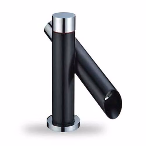 Rubinetto monocomando per lavabo laccato nero | Rubinetto per lavabo da bagno | Miscelatore monocomando per lavabo | Rubinetto monocomando | Rubinetto