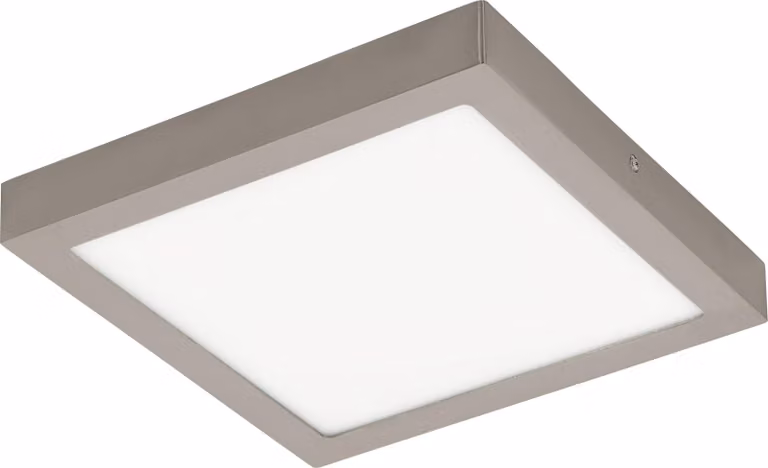 EGLO Fueva-C, 6500 K, 2700 lm, nichel, bianco