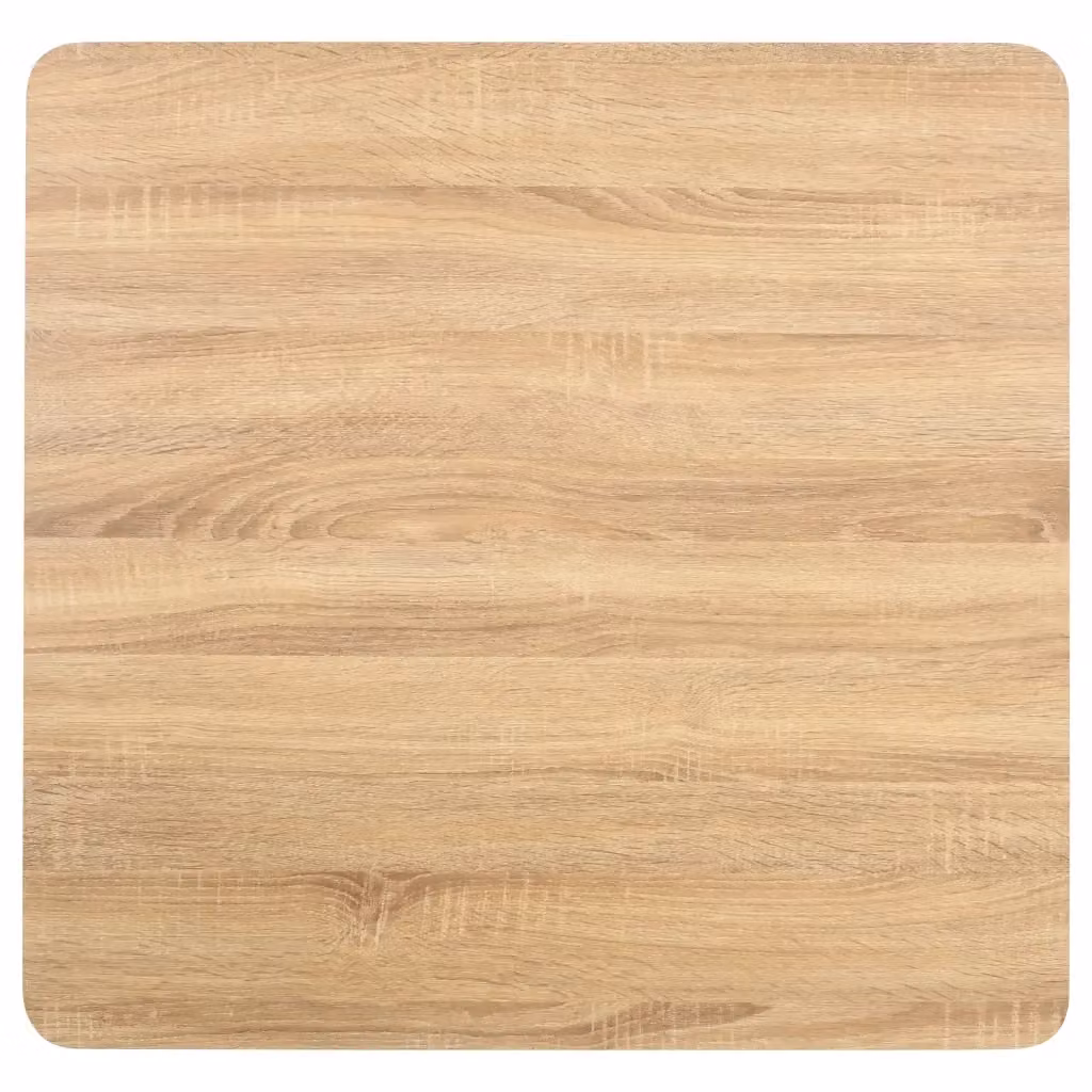 Tavolo da Bistrot Moderno vidaXL in MDF e Metallo, Marrone e Nero, L/P/H: 80 x 80 x 75 cm – 2