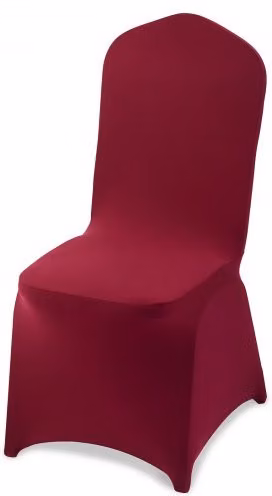 Set di 50 coprisedie VEVOR in poliestere e spandex lavabili, colore bordeaux, per sedie da pranzo, L 51 cm x P 45 cm x H 95 cm