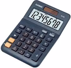 Calcolatrice da tavolo Casio MS SERIES MS 8E W EP con display extra large, colore grigio