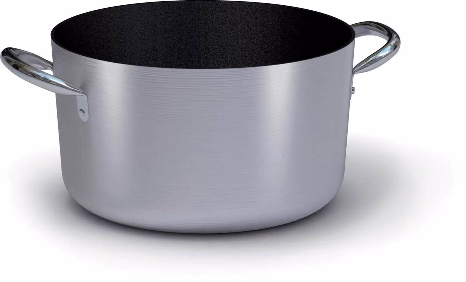 Casseruola media in alluminio antiaderente con due maniglie in acciaio inox, diam. 45cm