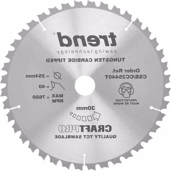Disco da taglio Bosch per troncatrice a disco, con inserti in carburo, colore argento, L: 254 mm, H: 40 mm, P: 30 mm
