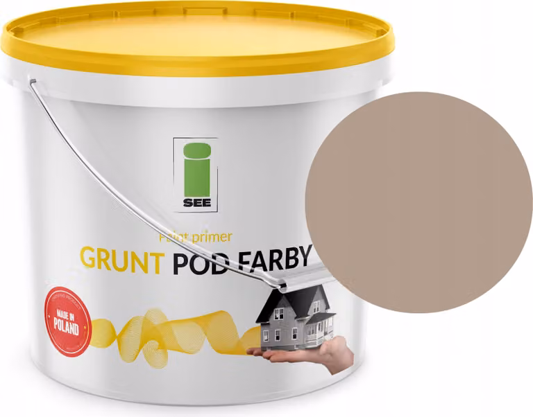 Primer per pittura siliconica per facciate, beige-marrone perlato, 10 l