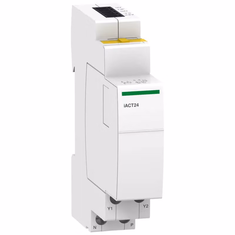 Modulo ausiliario Schneider Electric iACT24 per il comando a distanza iCT con interfaccia PLC Ti24, 24 V CC A9C15924