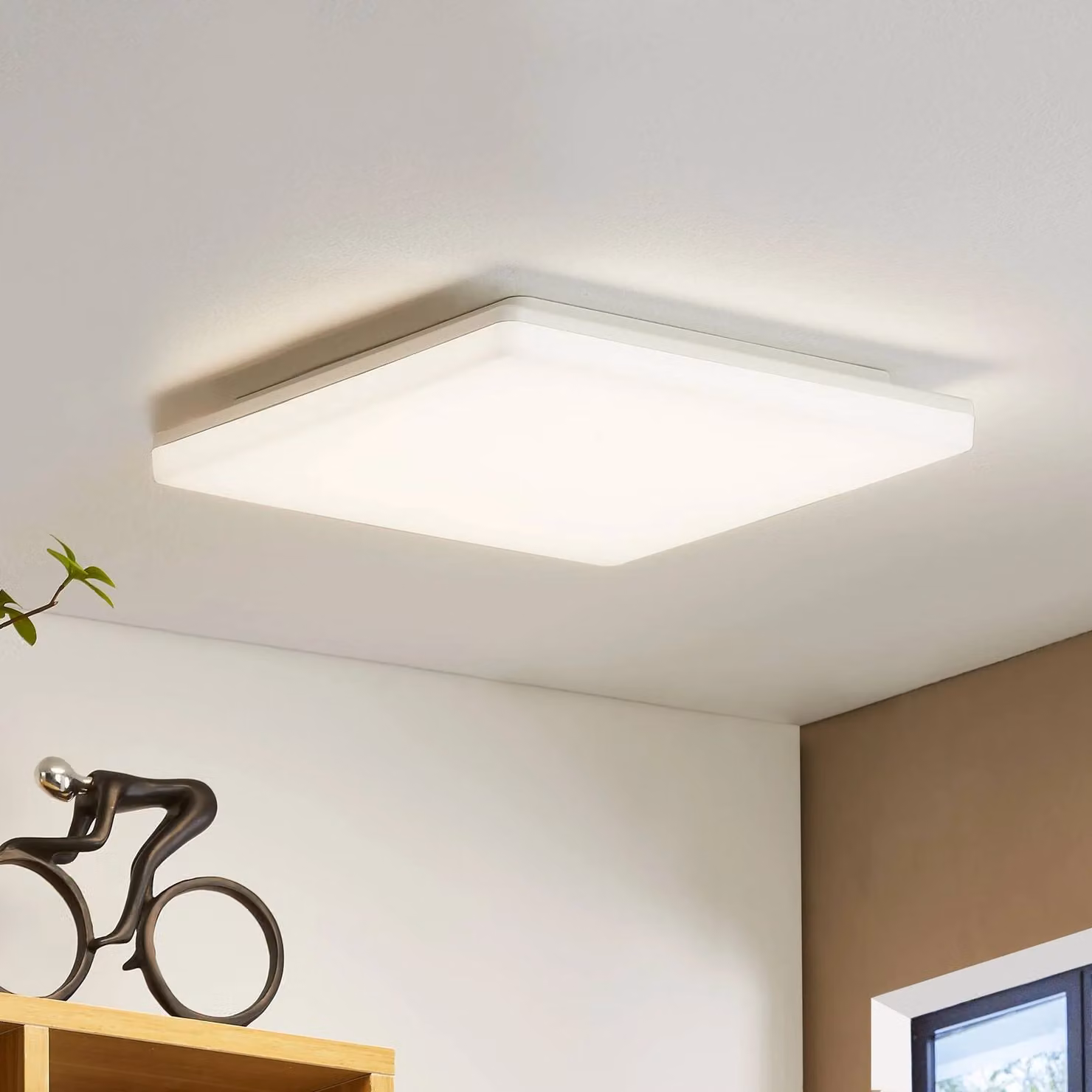 Plafoniera a LED Artin PRIOS, Bianco / Opale, Bagno, Plastica, Moderno, Plafoniera LED