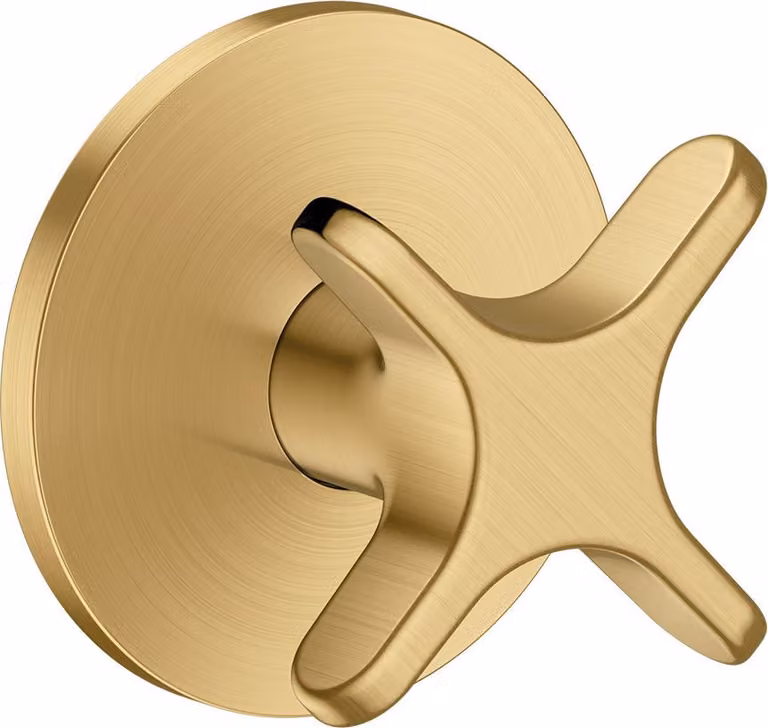 hansgrohe AXOR One robinet d'arrêt encastré, avec poignée croisillon, 48771250, 48771250