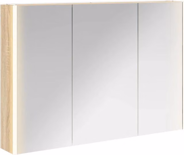 Mobiletto per specchio da Bagno | Armadio da bagno Rovere Sonoma