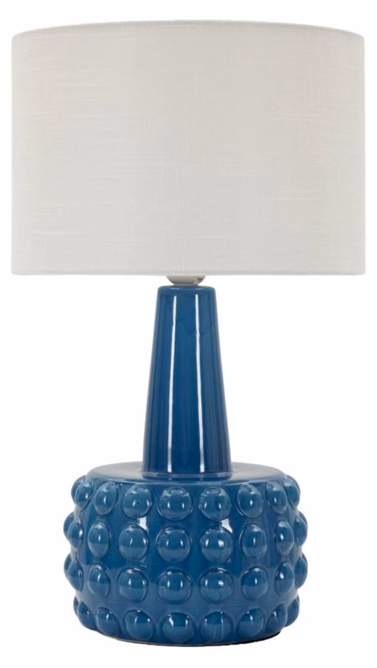 Mauro Ferretti Lampada da tavolo Gress Blu, Ø30x51,5 cm