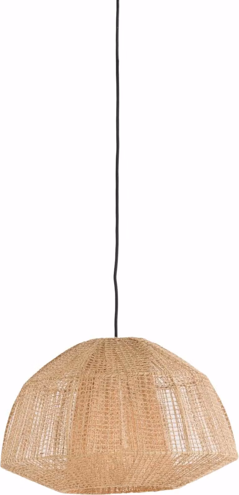 Lampada a sospensione - naturale - Macul - tessile - E27 - 2980884 - Light & Living