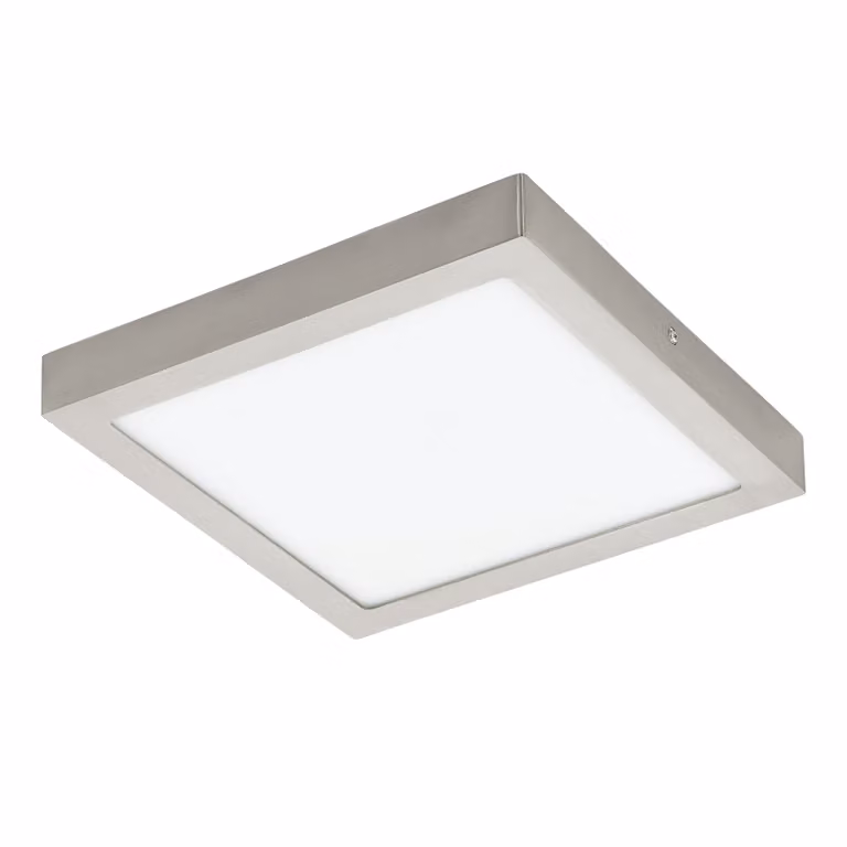 EGLO connect LED soffitto Fueva-C, lampada da soffitto Smart Home, L: 30x30 cm, dimmerabile, lampada da corridoio, lampada da cucina, tonalità di bianco e colori regolabili