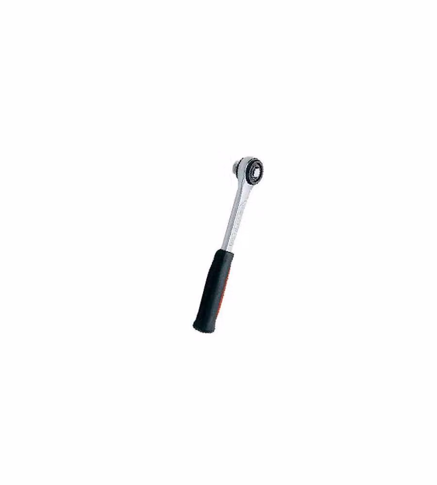 Cricchetto reversibile Usag 3/4" con quadro scorrevole a 60 denti e impugnatura ergonomica in acciaio cromo vanadio, nero e argento