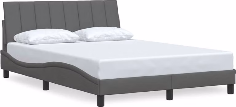 Giroletto senza Materasso Hanko Grigio Scuro 140x200 cm Tessuto