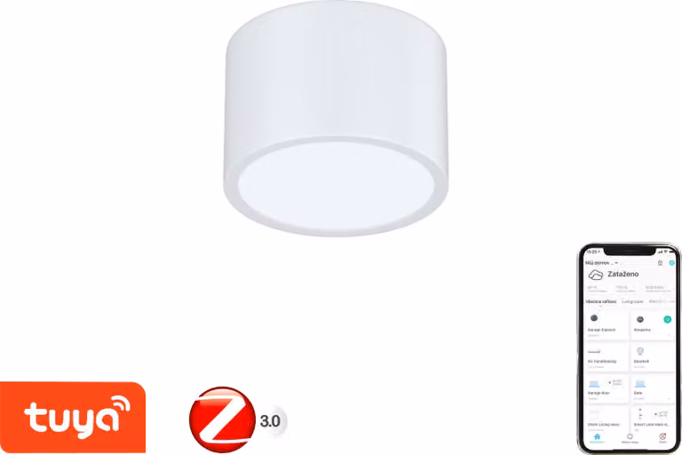 Immax NEO RONDATE Plafoniera intelligente 15cm 12W bianco Zigbee 3.0