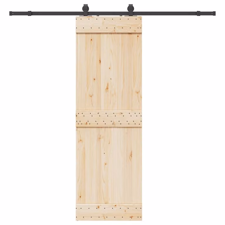vidaXL Kit di Binari per Porte Scorrevoli in Acciaio Nero Opaco