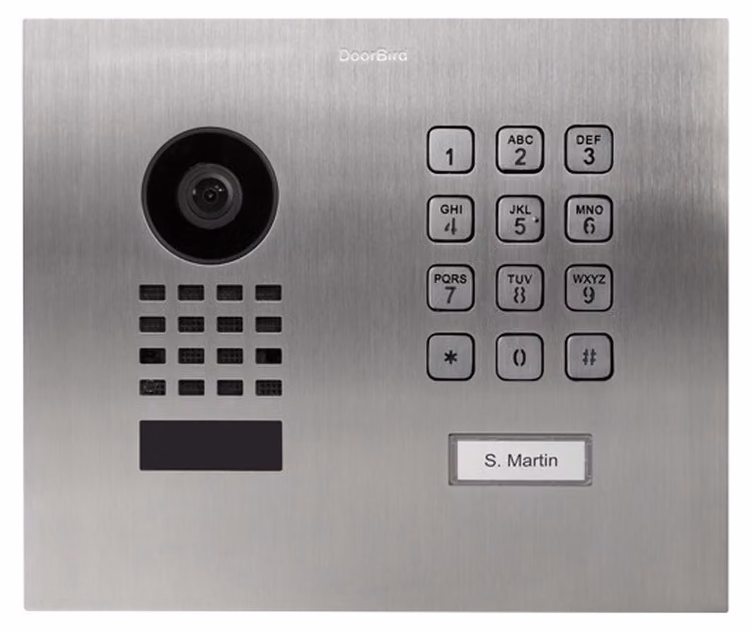 DoorBird D1101KH Videocitofono IP da incasso in acciaio inox V2A M