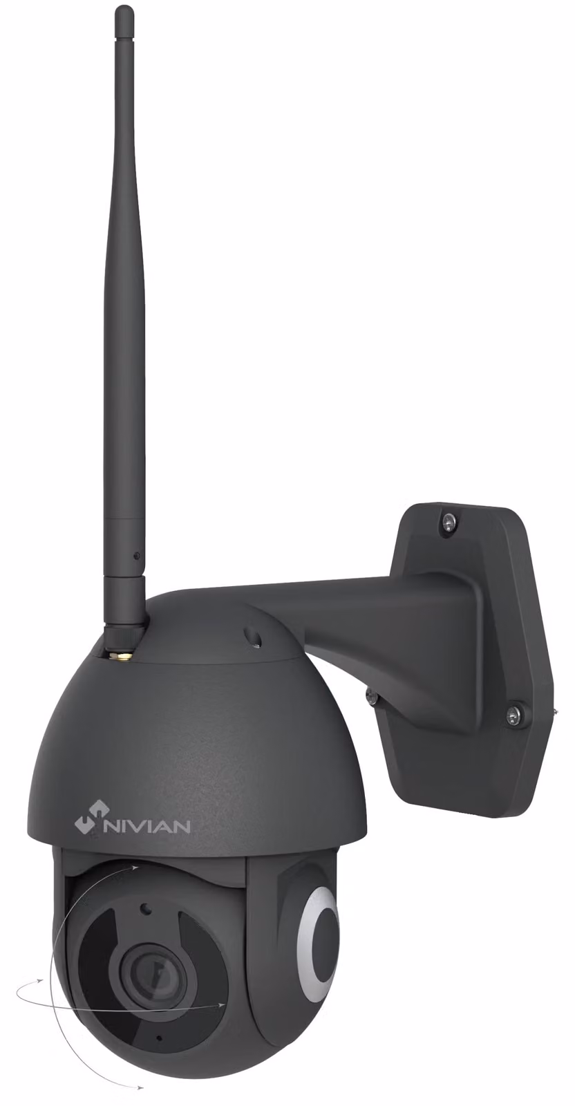Telecamera PTZ Wi-Fi - 2,4 GHz - 2K - 360° - Controllo remoto - Visione notturna