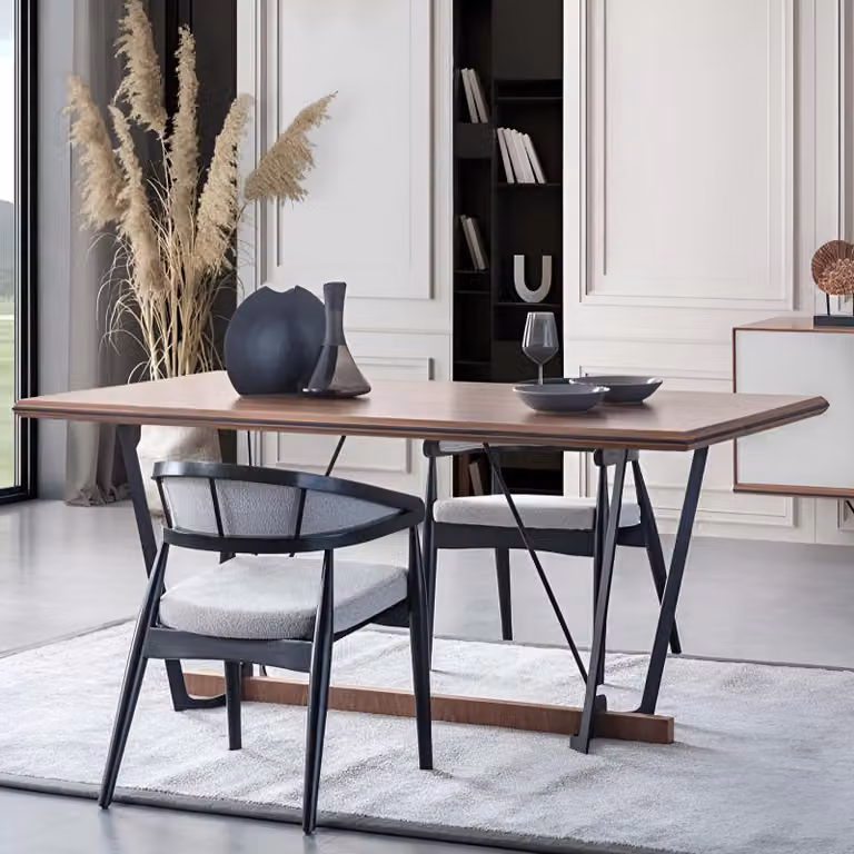 Esszimmertisch Holztisch Esstisch Tisch Esszimmer Braun Holz 180 cm