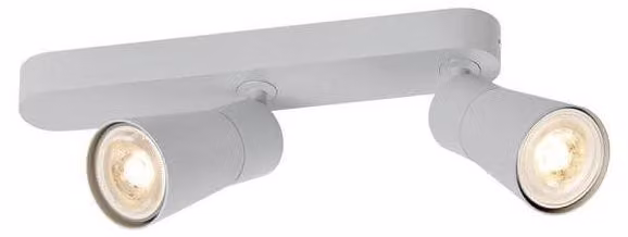 SLV PURI 2.0 Cono, plafoniera a parete e a soffitto, asimmetrica, 2 x max. 6W GU10, grigio 1008315