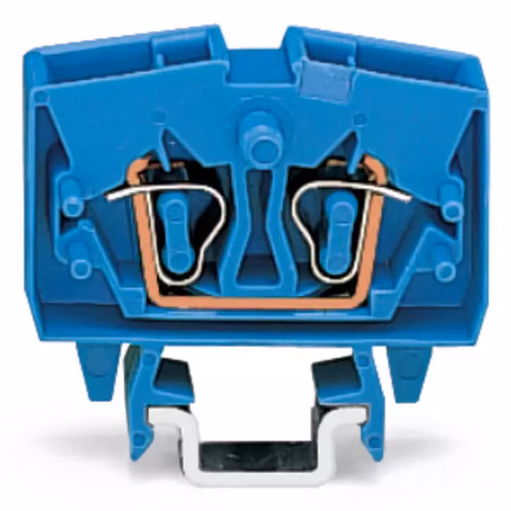 Wago 264-704, rame, blu, 2,5 mm², 24 A, 9 mm, 3,722 g