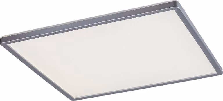 Rabalux 2291, plafoniera Rasmus, 22W, 4000K, 2100lm, argento-bianco, bianco neutro-RGB, dimmerabile