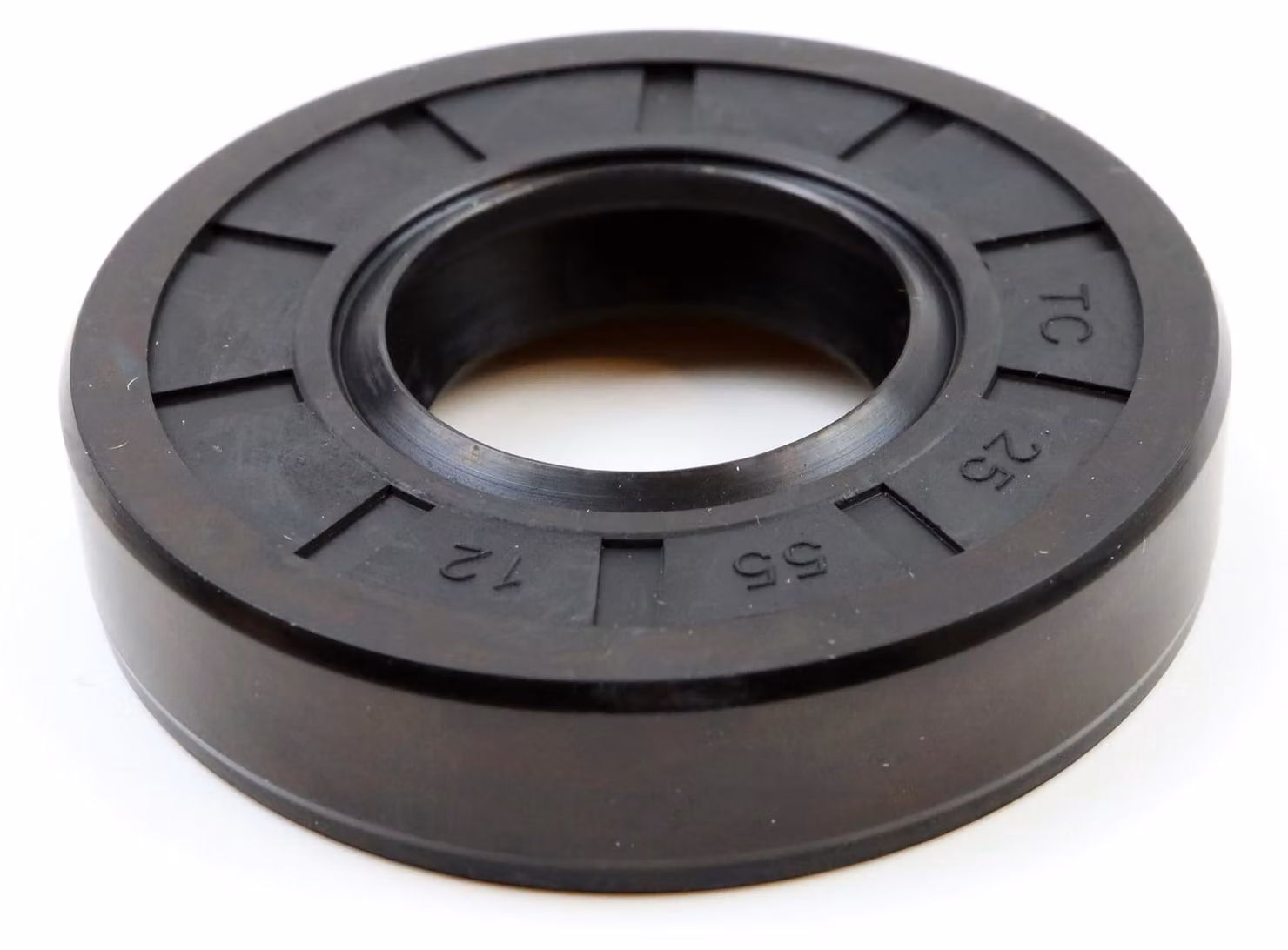 Guarnizione radiale per albero, dimensioni 25x55x12 mm, materiale NBR70, conforme alla norma DIN 3760