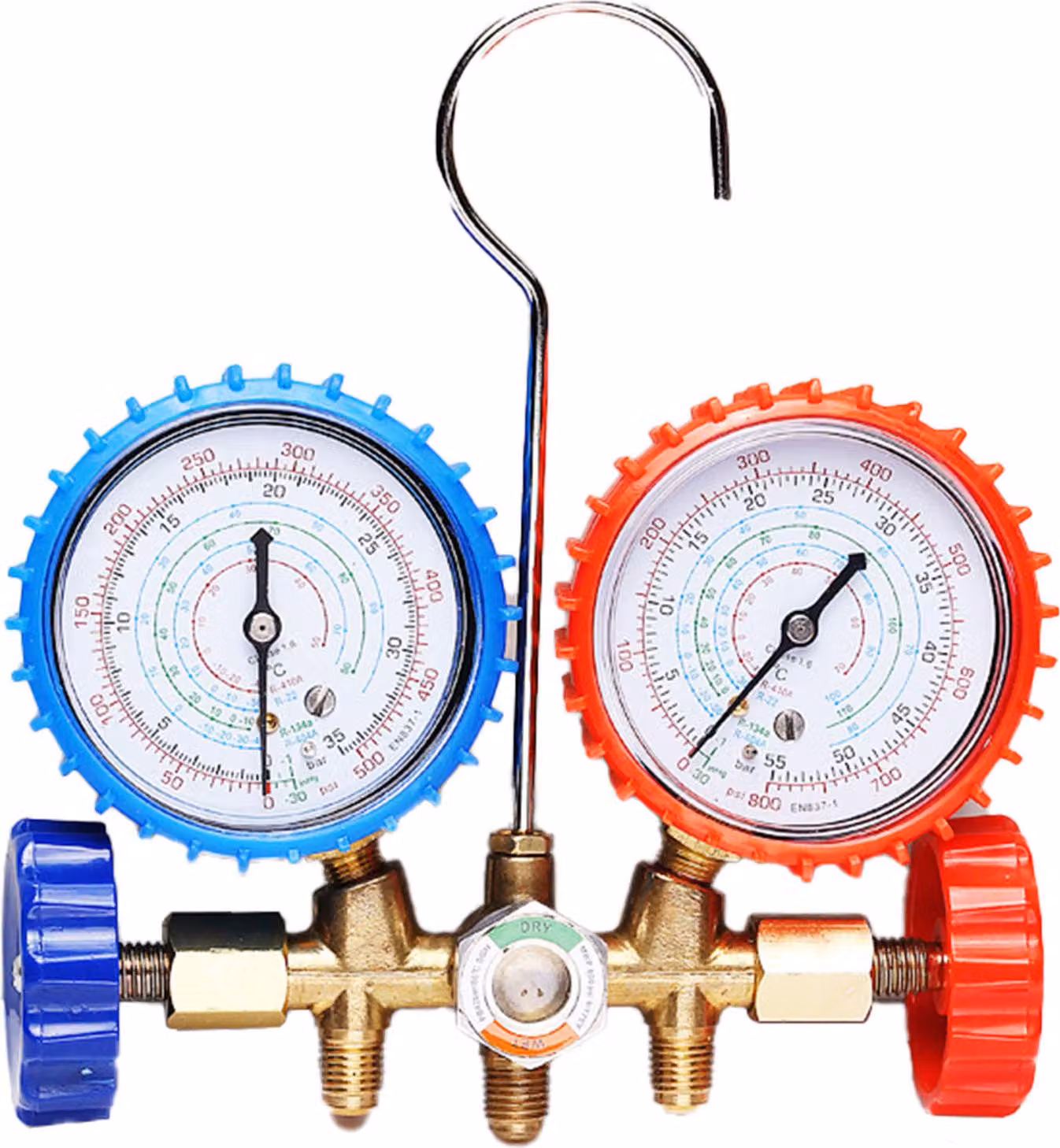 Set di strumenti in lega per il fluoro dell'aria condizionata, misuratore di distribuzione AC, kit di manutenzione per auto