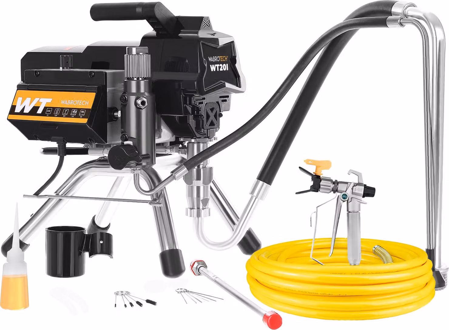 Spruzzatore di vernice ad alta pressione sistema di spruzzatura 1100W 210 bar, 2 L/min, WT20i, spruzzatore di vernice airless, spruzzatore di vernice