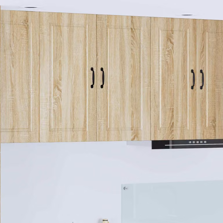 Armadietto a muro da cucina vidaXL PORTO in Rovere Sonoma marrone L 80 x P 31 x H 80 cm