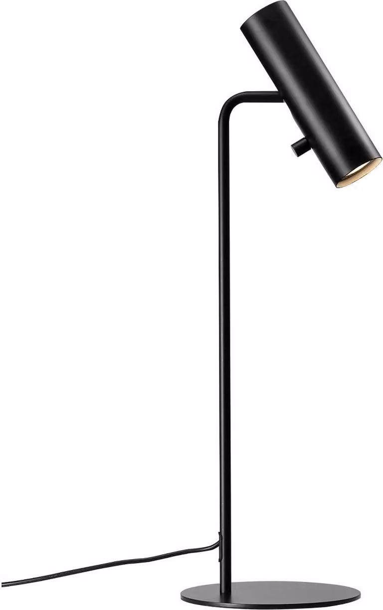 Mib lampada da tavolo lampada da lettura Ø 6 cm nero
