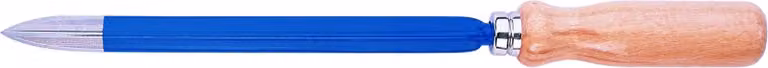 Raschietto triangolare simile a DIN 8350 L.100 mm L.14 mm forma C con manico H Rennsteig